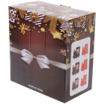 Сувенир с подсветкой «Паровозик-Дед Мороз» 16*6.5*17 см, цвет микс (питание от USB и батареек)