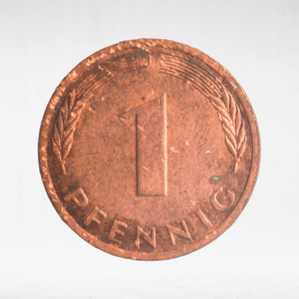 Germany, 1 Pfennig, 1980, (Hamburg Mint - "J"), VF