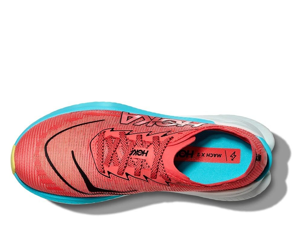 Кроссовки для бега женские Hoka Mach X 2 W Red-Blue