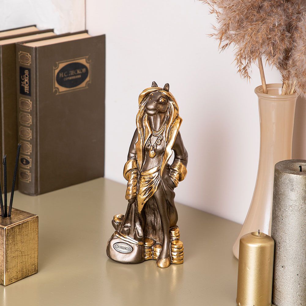 Скульптура Лошадь Голден Филли Бронза