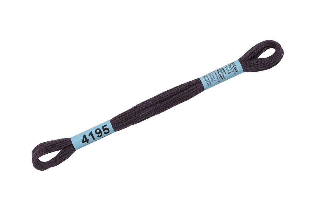 Мулине  "Gamma", 100% хлопок, 8 м, №4195