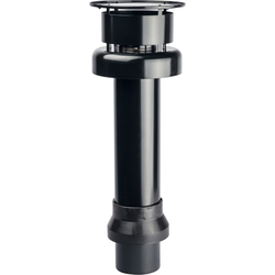 Элемент дымохода  Ø80/100 к-т   вертикальный утепленный, 584 мм, финальный участок.