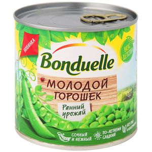 ГОРОШЕК BONDUELLE МОЛОДОЙ 425МЛ