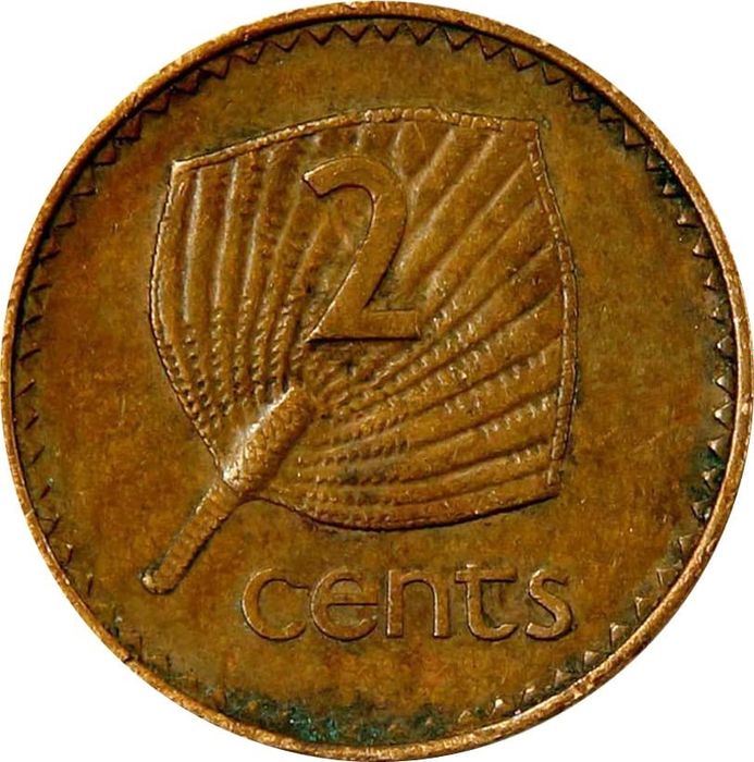 2 цента 1969-1985 Фиджи