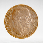 Italy 5 Centesimi 1940 R "Victor Emmanuel III - Eagle and Fasces", VF