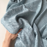 Батист Крупные листья Монстеры (морской фон)