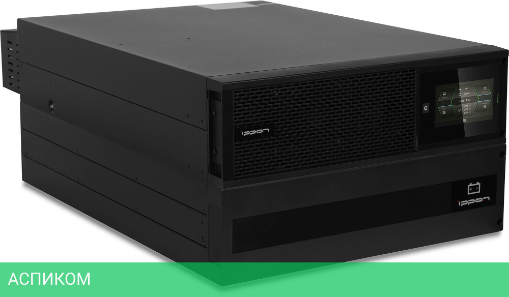 Источник бесперебойного питания Ippon Innova Unity RT 3-3 10K 10000Вт 10000ВА черный (1445970)