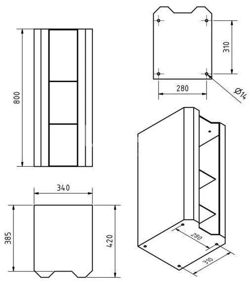Подставка для фрезерных станков Optimum MSM1