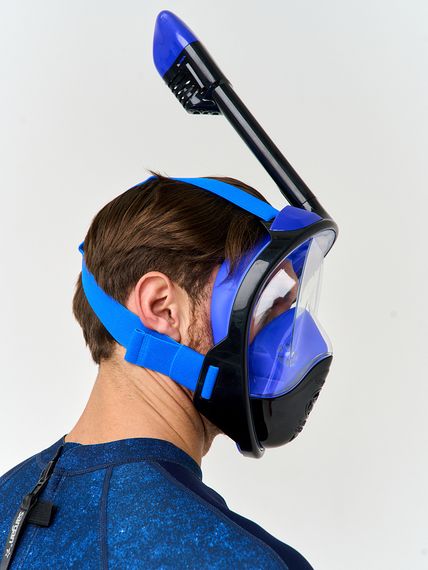 Маска полнолицевая Sargan Планета океан 2.0 черный/синий