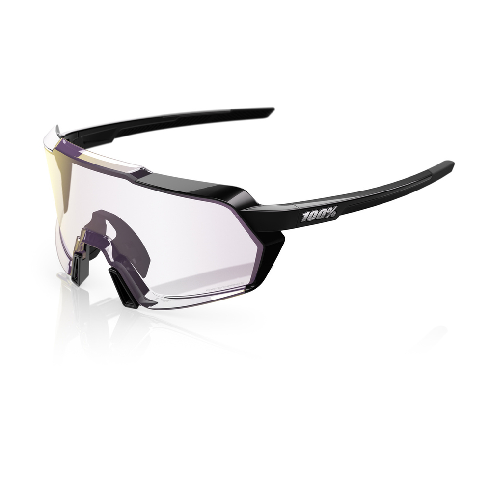 Спортивные очки 100% KORBIN Gloss Black - Purple Mirror Photochromic Lens