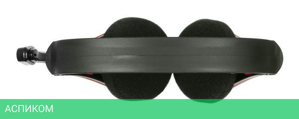 Наушники Oklick HS-M150 NO-003N черный/красный (359486)