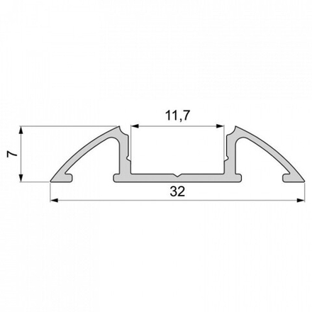 Профиль накладной Deko-Light AM-01-10 970305