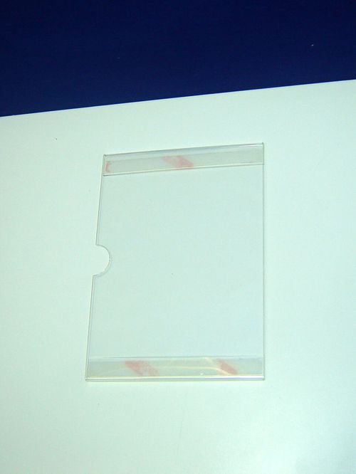 Карман информационный вертикальный №2 А6+скотч