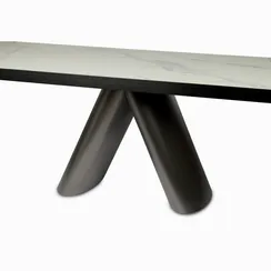 Обеденный стол Rory 260х100 см, белый фарфор