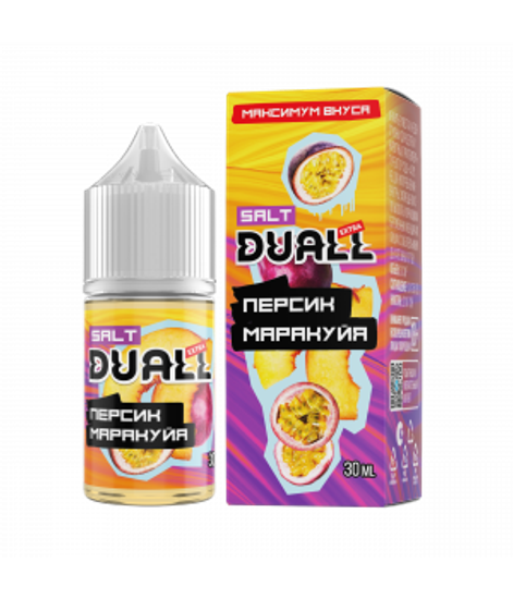 Жидкость Duall Extra, 30 мл, Hard Персик Маракуйя
