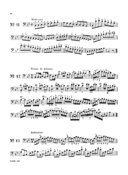 66 etudes in all major and minor keys for trombone, tuba, bassoon, string bass | Anton Slama