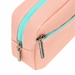 Пенал мягкий BRAUBERG PASTEL 2 отделения персиковый 21х9 5х5 см (3 штуки в упаковке)