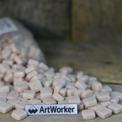 FLORY12 AW001 Стеклянная мозаика 12х12 мм, 0,5 кг