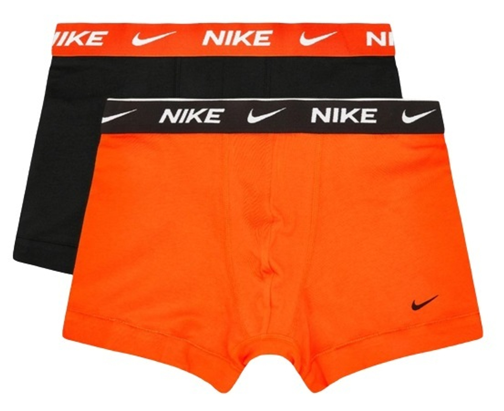 Мужские спортивные боксеры Nike Everyday Cotton Stretch Trunk 2P - team orange