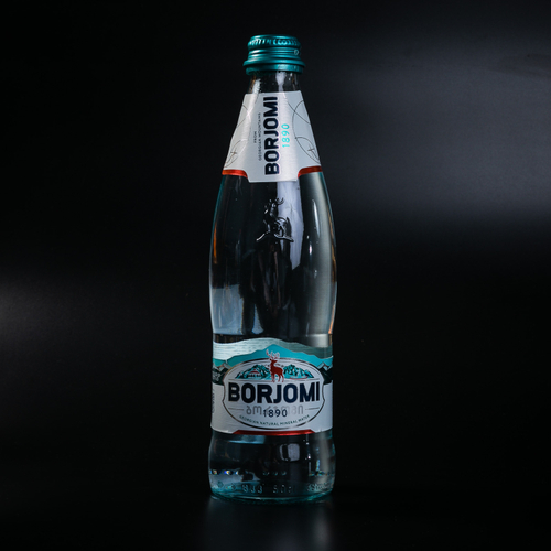 Вода боржоми минеральная лечебно- столовая, 0,5 л, стекло