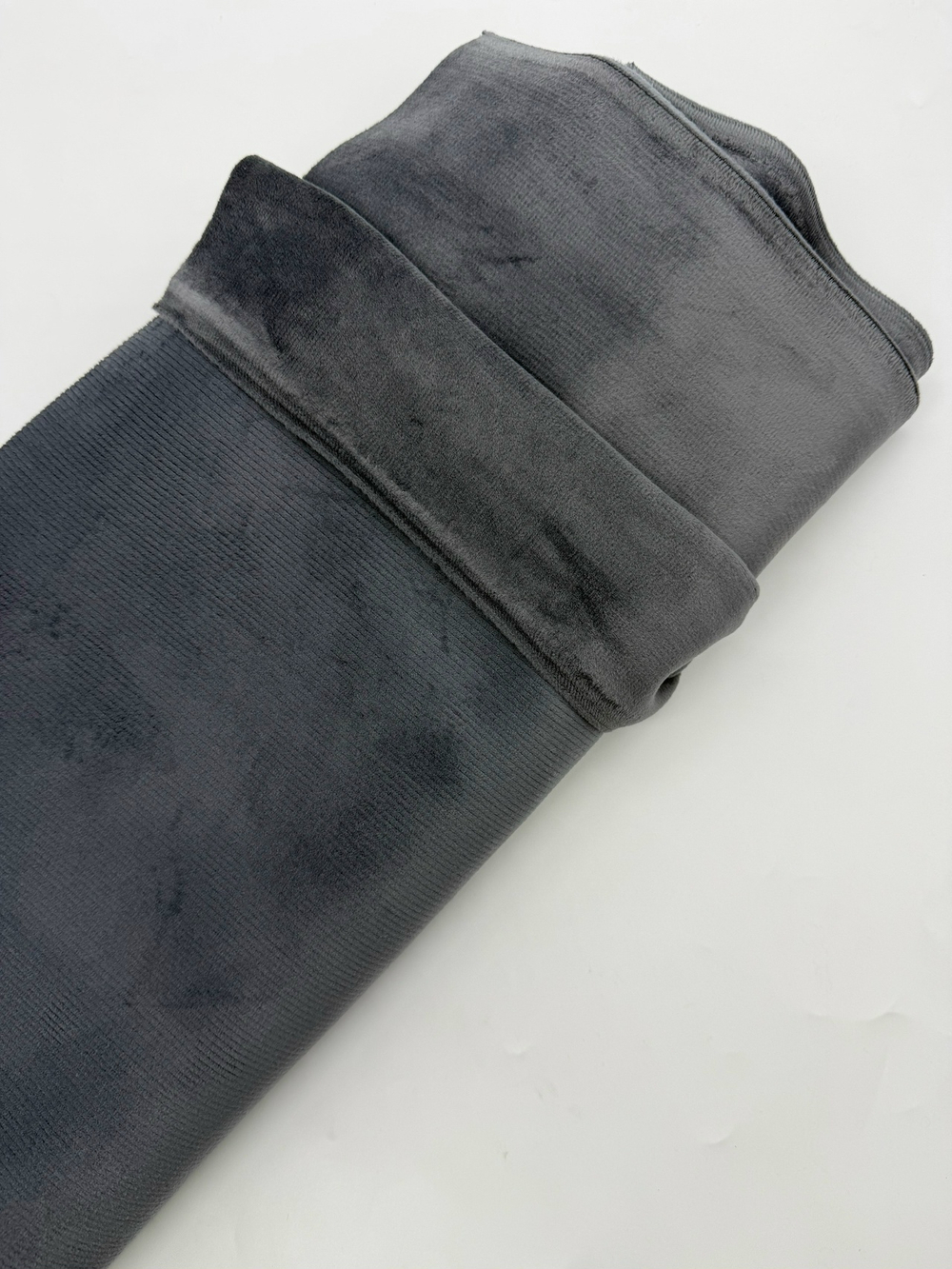 Бархат -вельвет серый