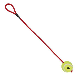 Игрушка "Мяч тенисный на веревке" 6,5/50 см - для собак (Trixie 3479)
