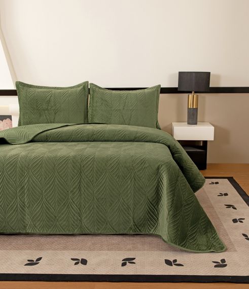 Таира (хаки) Покрывало 240х260