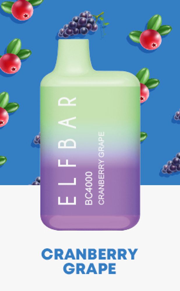 Elf Bar - Cranberry Grape (4000)