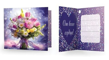 Подвеска "ОТ ВСЕГО СЕРДЦА"/20шт 16209сф