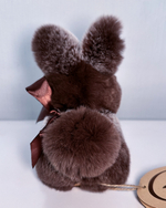 Кролик Тоша маленький (коричневый с белым) - уникальный окрас