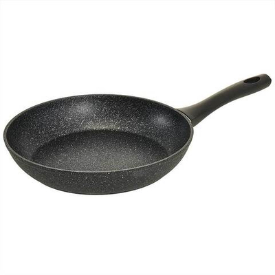 Сковорода 26 см алюминиевая с индукционным дном и антипригарным покрытием "BLACK MARBLE" Alpenkok AK-0118A/26N