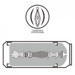 Мастурбатор "Sultry Stout" (вагина) коричневый цвет