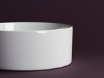Умывальник чаша накладная круглая Element 358x358x137мм