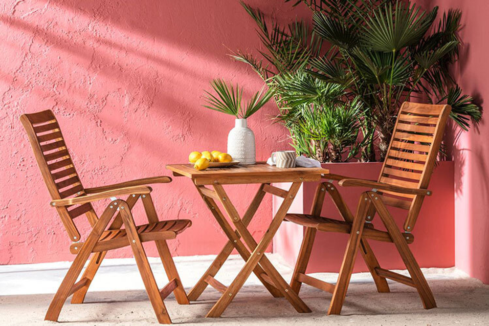 Стул из акации KARO высокий  Joygarden