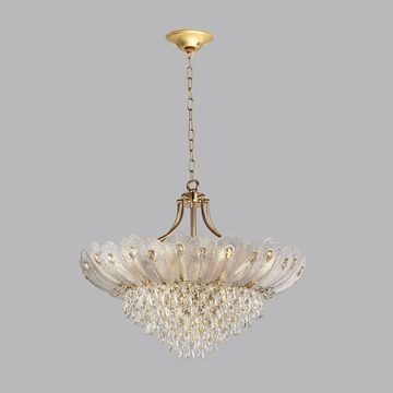 Подвесная хрустальная люстра 16*Е14 5048/16 золото Paroti Odeon Light