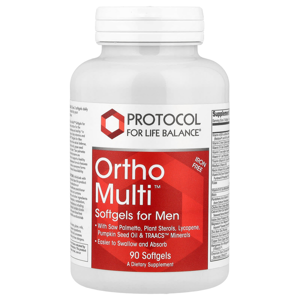 Protocol for Life Balance, Ortho Multi™, капсулы для мужчин, 90 капсул