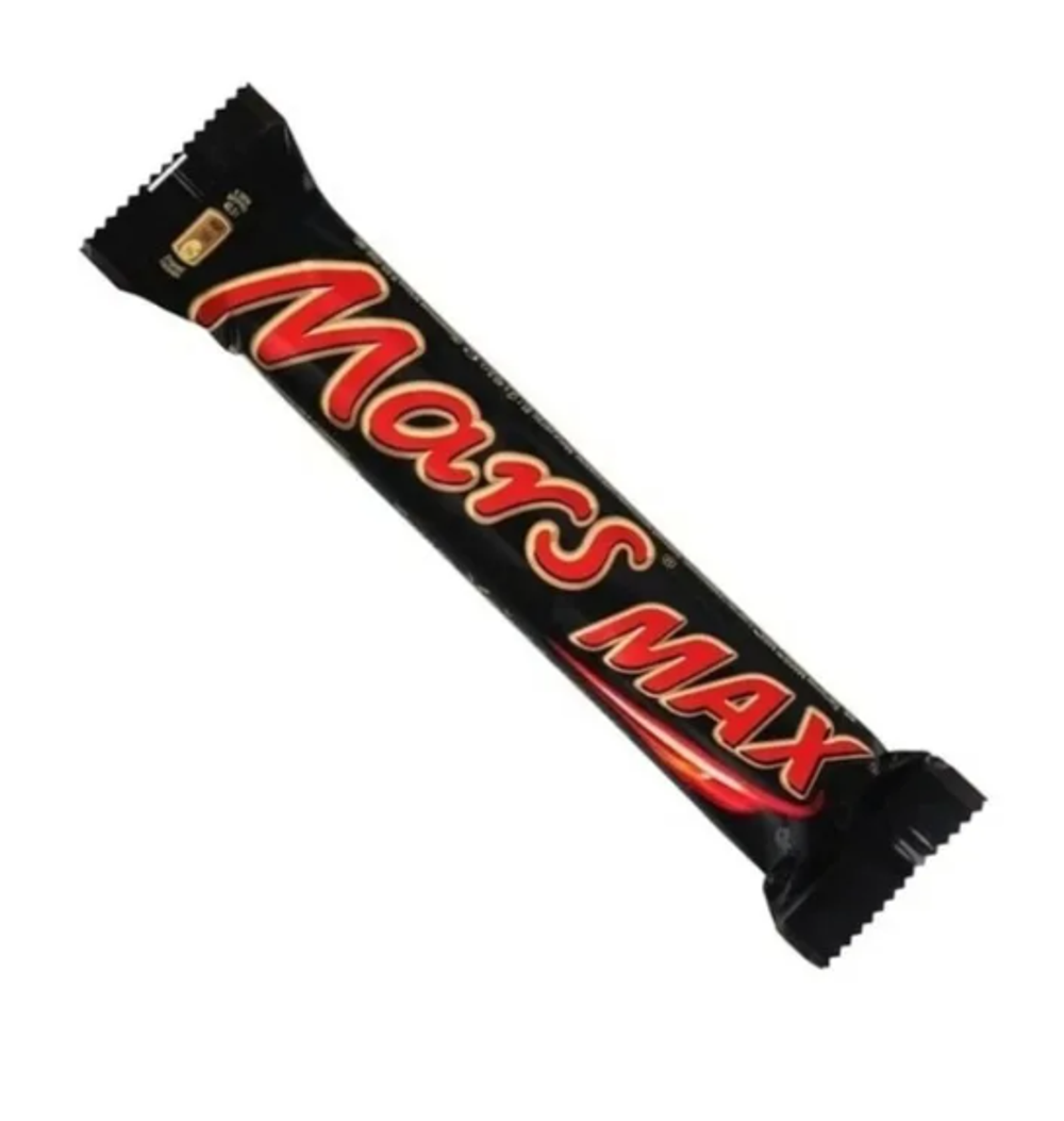Батончик шоколадный Mars Max с нугой и карамелью, 81г