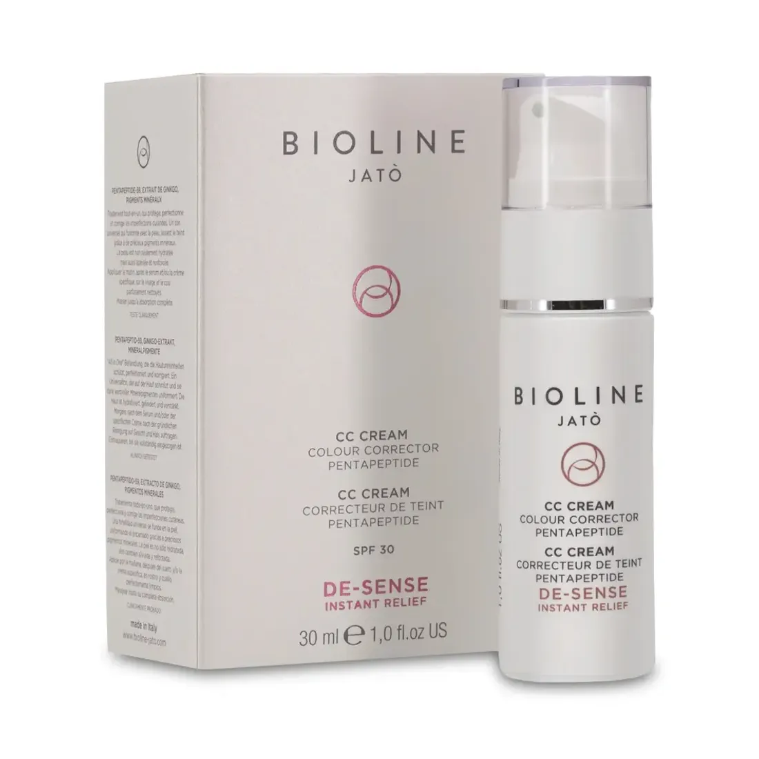 СС-корректирующий крем с spf30 pentapeptide BIOLINE JATO CC Cream Colour Corrector Pentapeptide 30 мл