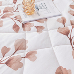 Комплект постельного белья Сатин с Одеялом 100% хлопок на резинке OBR123