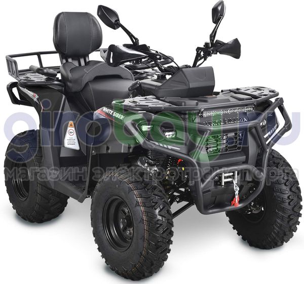 Бензиновый квадроцикл WHITE SIBERIA BARS 320 - Чёрный фото №2