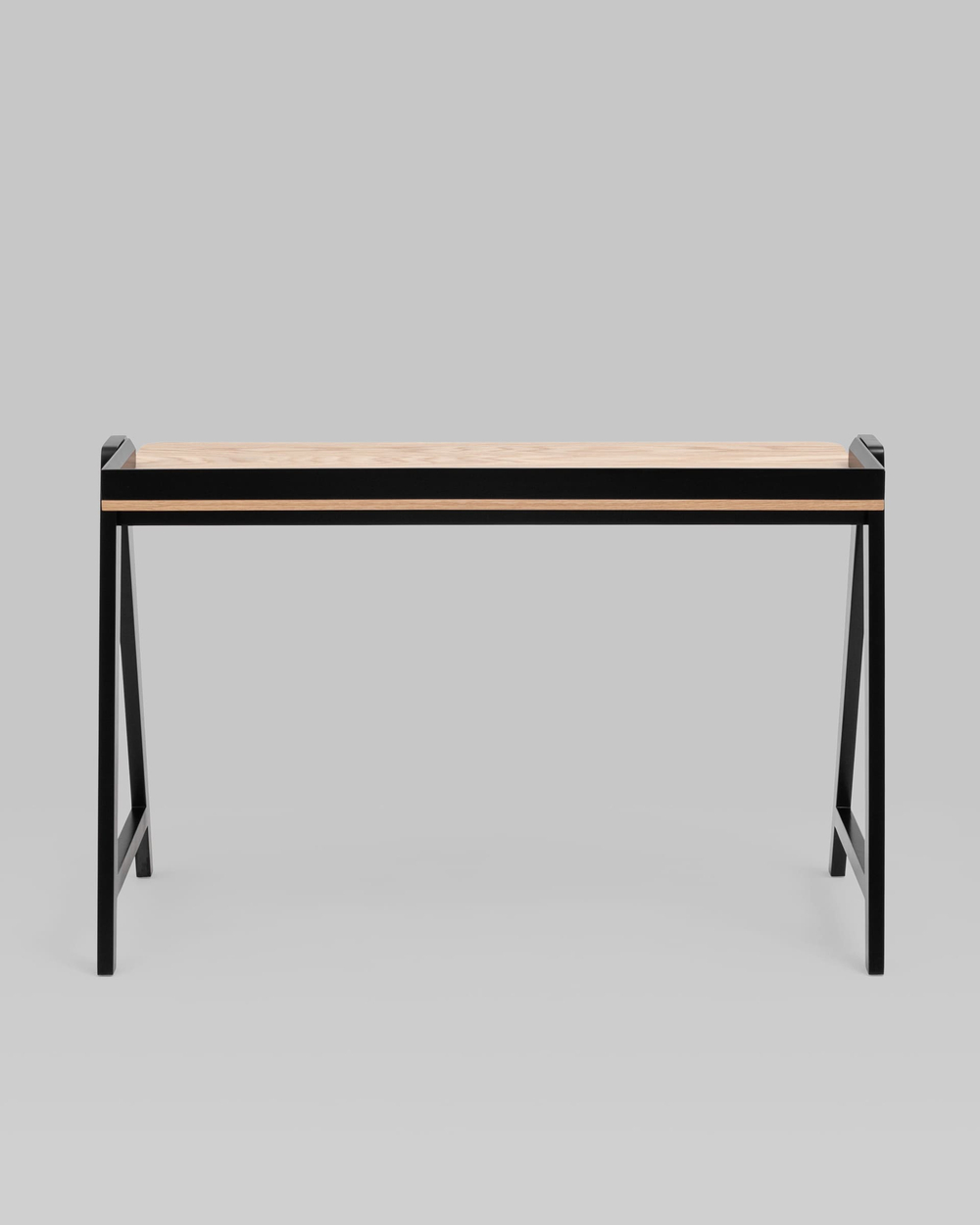 Стол письменный Pyramid 118*53 светлое дерево/черный