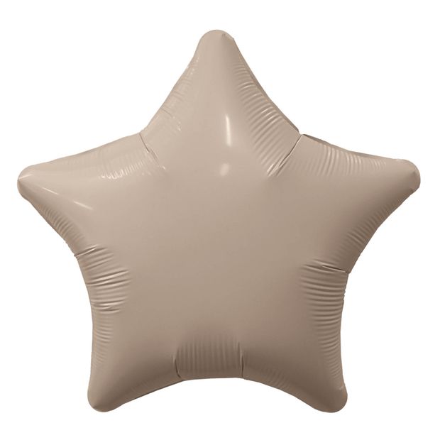 Ag Шар Звезда 30'' / 76 см Мистик Кофе Латте Сатин (БГ-60)