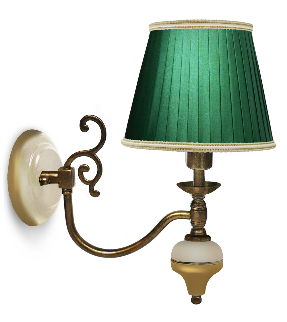 Бра Ренессанс Голд (Авт. № 3,плафоны белые,фурнитура золото)