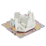 Розетка компьютерная 2-местная RJ-45 (механизм) STEKKER GLS00-7109-01 , серия Катрин, белый 50003