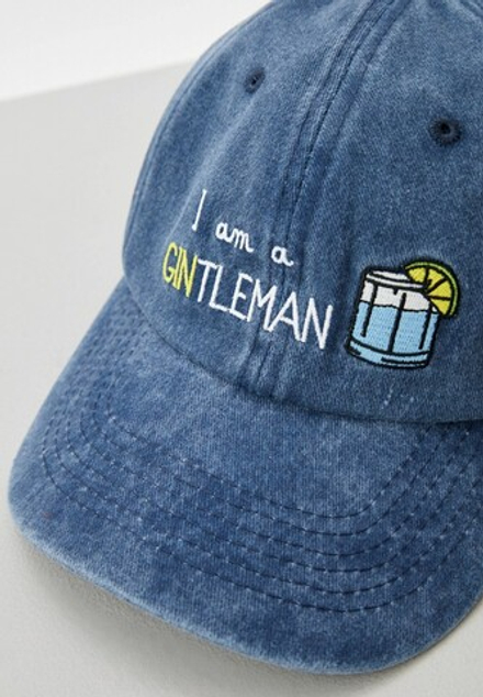 Кепка Saint Barth Davis GINTLEMAN синяя