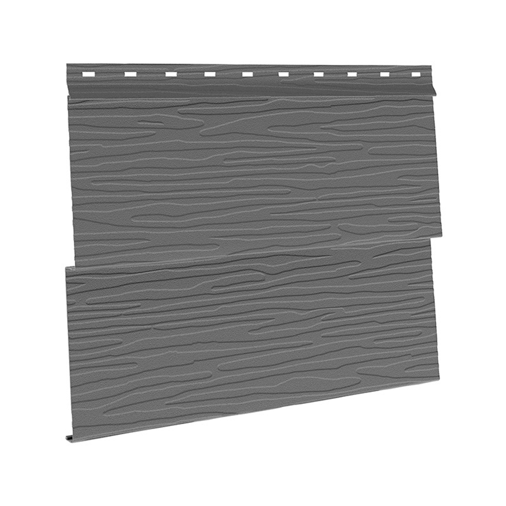 Металлический сайдинг AQUASYSTEM Скандинавская доска узкая двойная, матовая, 3 м