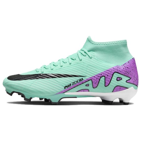 NIKE Mercurial Superfly 9-футовые ботинки СРЕДНЕГО размера зеленого цвета-летательный аппарат Юнисекс