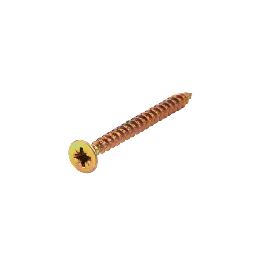 Саморез универсальный KRANZ 4.5х50, желтый цинк, упаковка поставщика ( 6 000 шт. )