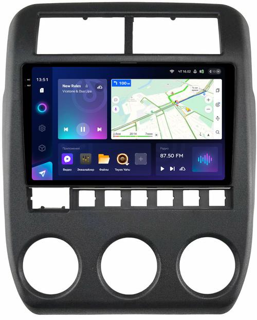 Магнитола для Lada 4x4, Niva Legend, Urban, Bronto 2019-2023+ - Teyes CC3-2K QLed Android 10, Быстрая, SIM-слот, CarPlay