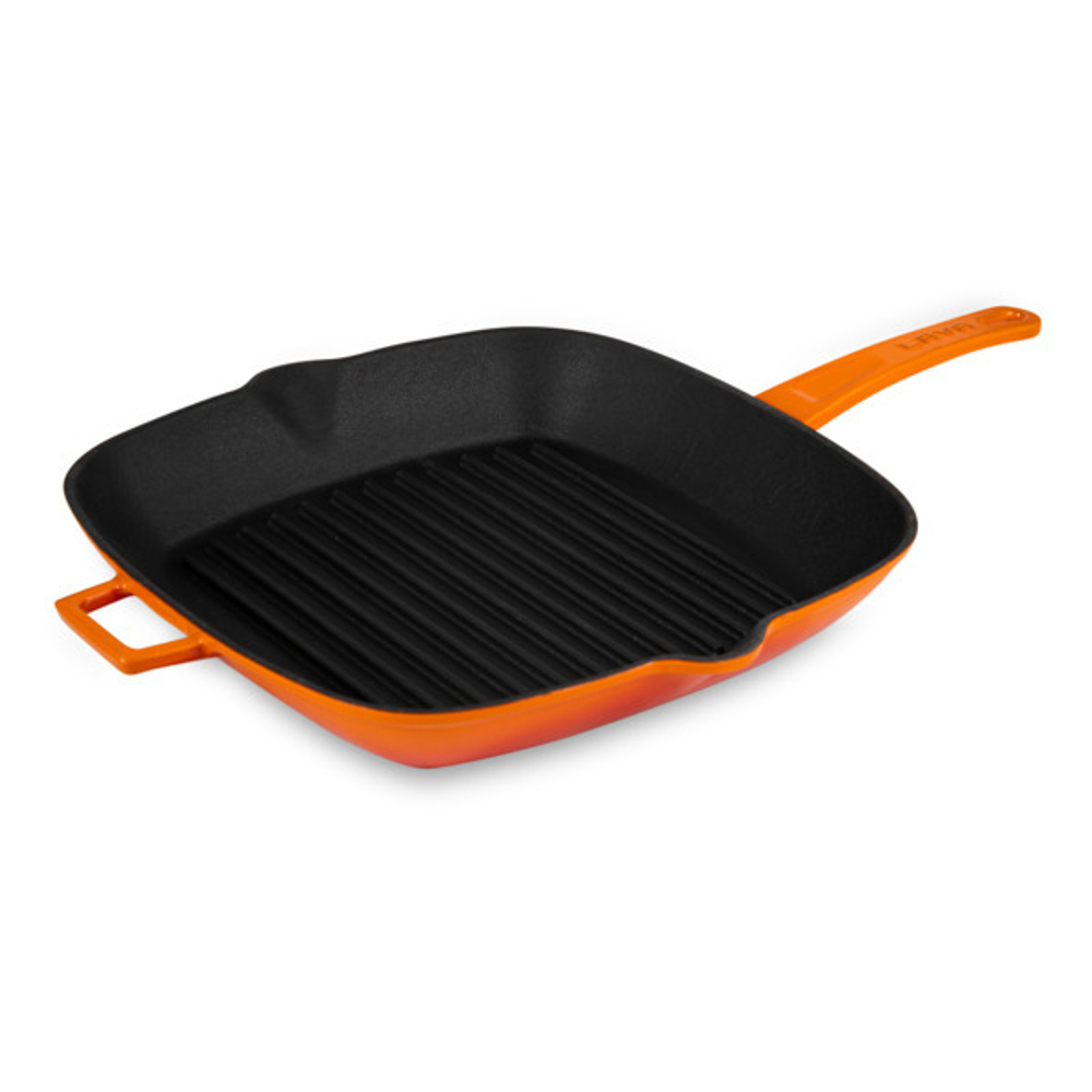 Сковорода-гриль LAVA 28см 2.1л оранжевая